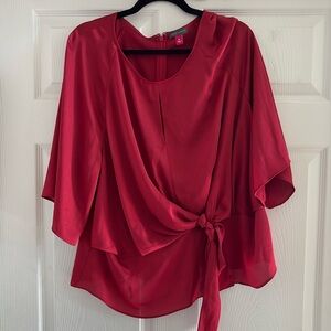 Red blouse